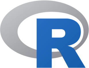 R statistical programming language logo